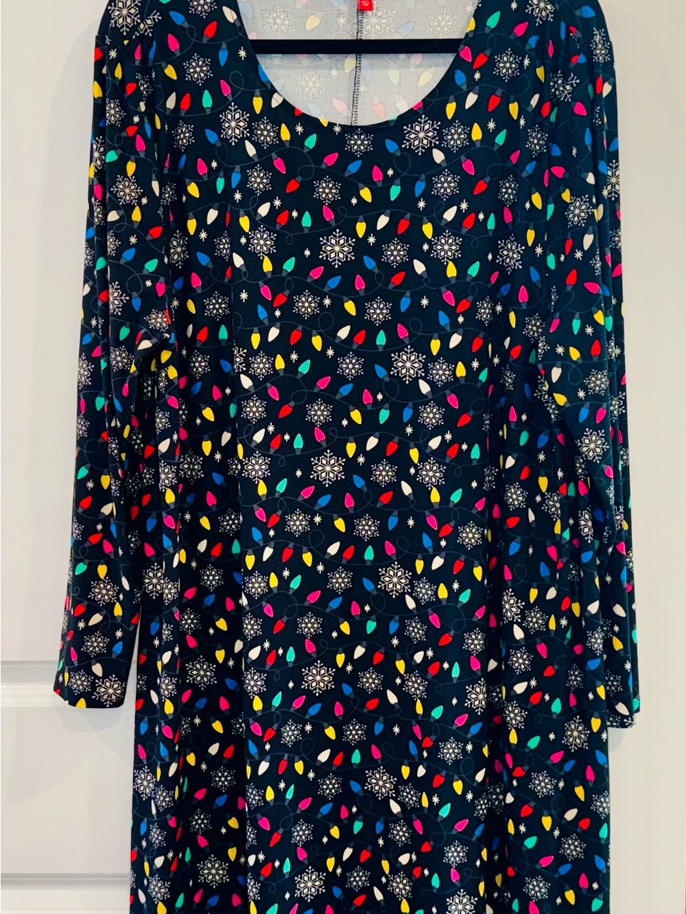 Woman’s Christmas Light-Print Dress - Joyland from Belk